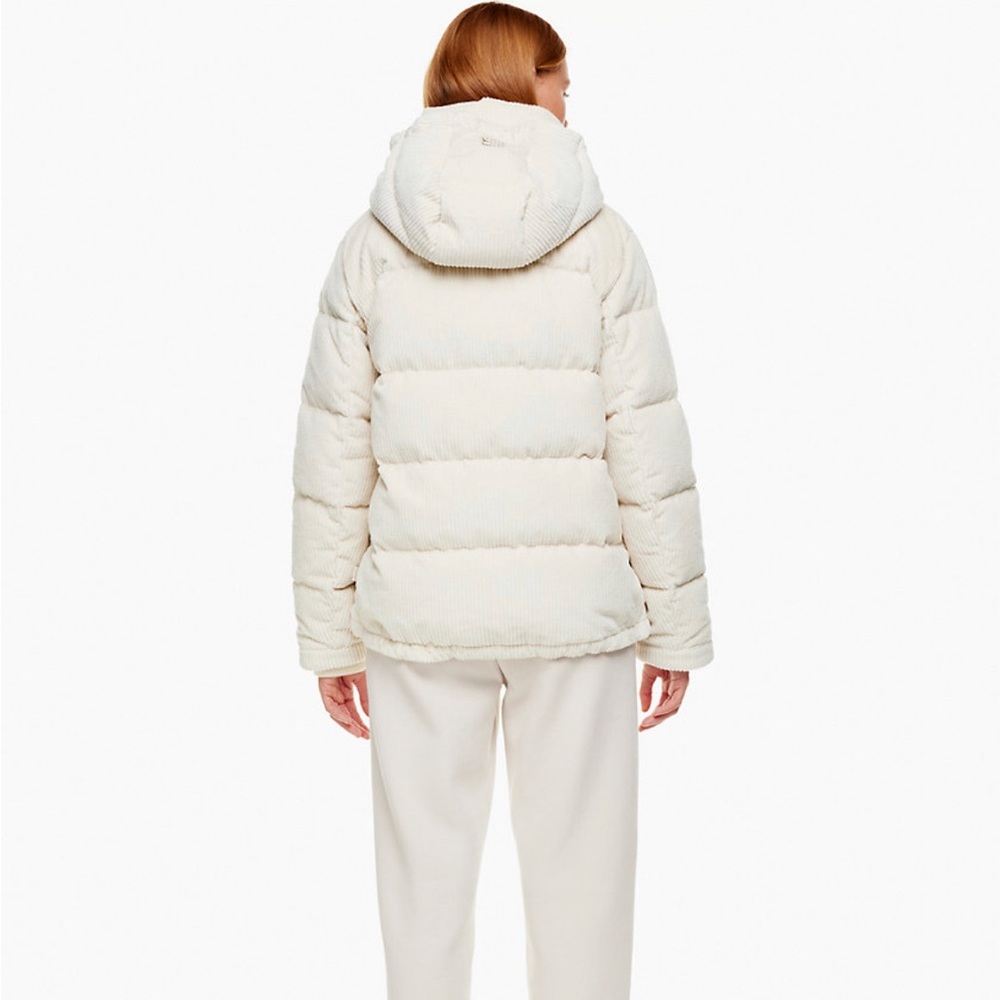 Aritzia Corduroy goose-down puffer jacket - the super puff
